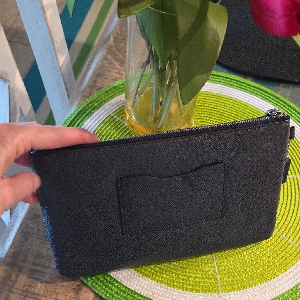 Coach sleek black